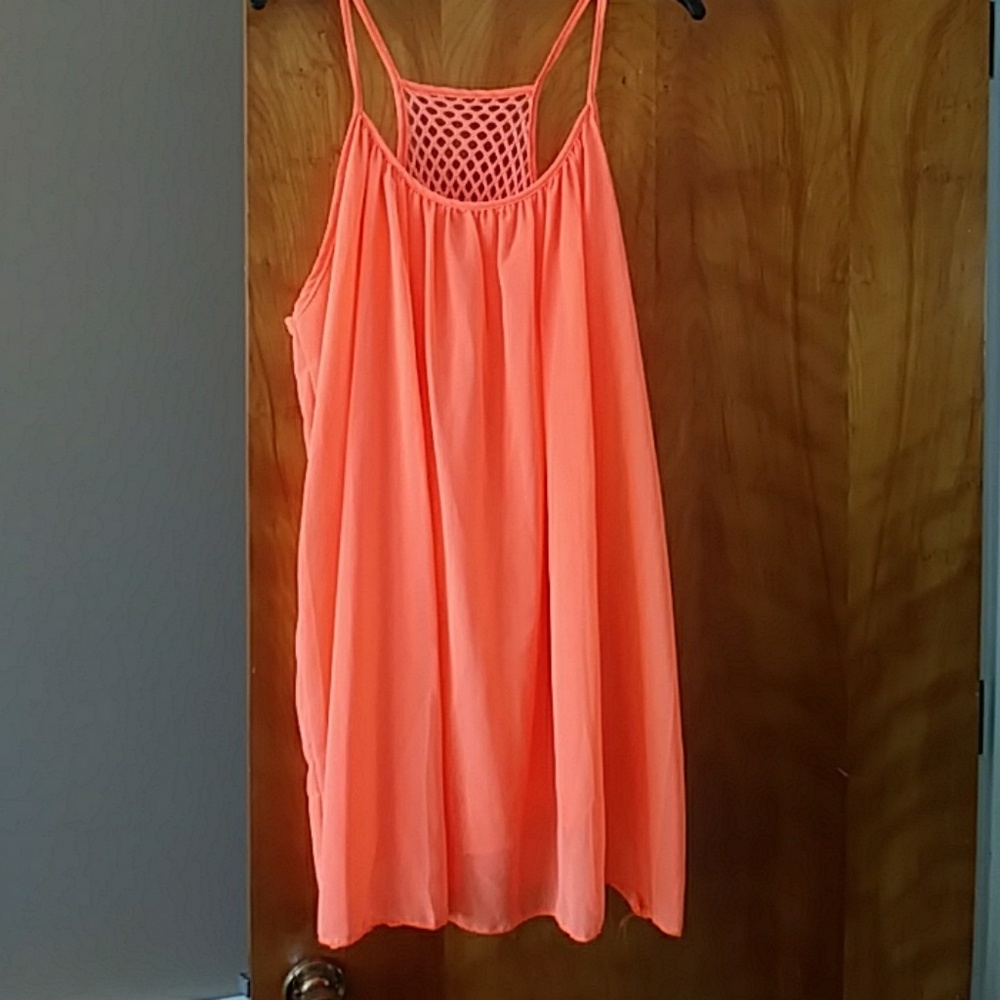 Dress can be blouse over leggins